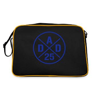 papa 25 - Sac Retro - noir/or - Dos