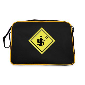 GEEK - Retro Bag - black/gold - Back
