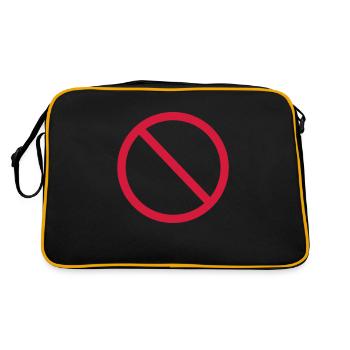 Aucun - Sac Retro - noir/or - Dos