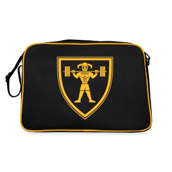 Viking Barbell training - Retro Bag - black/gold - Back