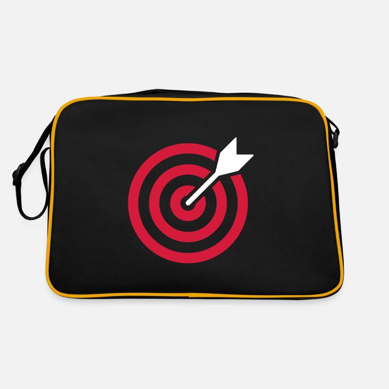 Symbole du logo Bullseye Target Sac Retro
