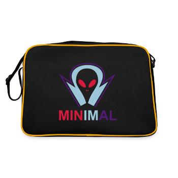 Minimal Alien Lord - Retro Bag - black/gold - Back