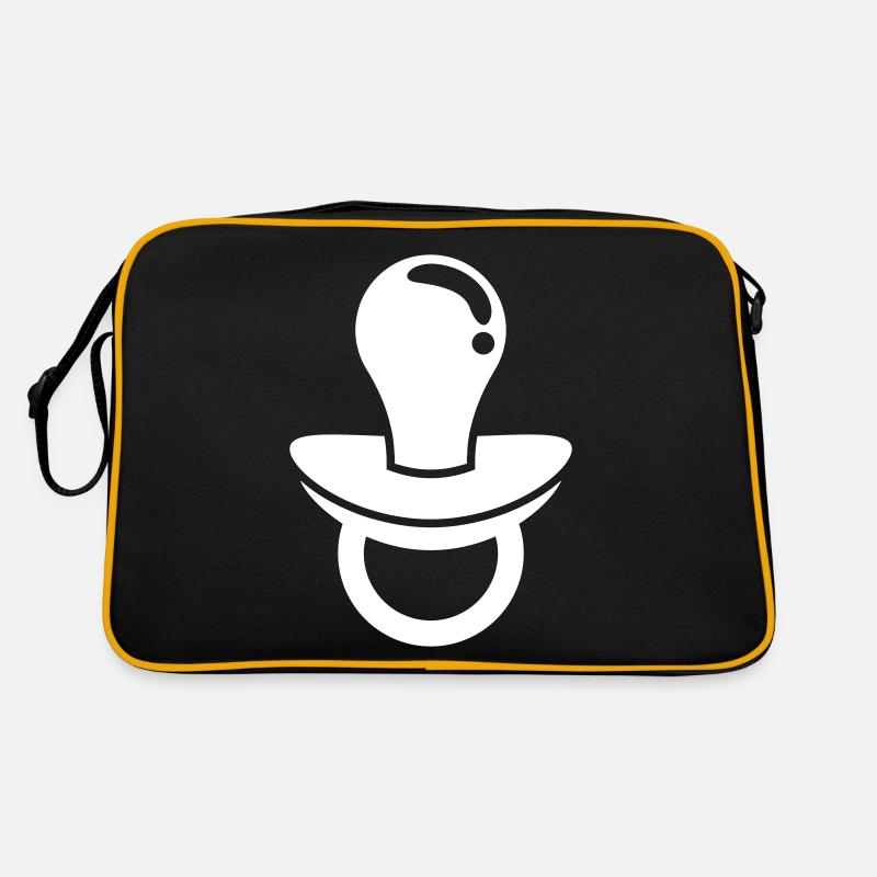 Schnuller Icon Symbol Retro Tasche
