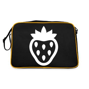 Strawberry Icon Icon - Retro Bag - black/gold - Back