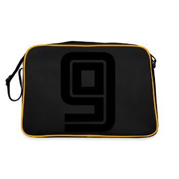 9 - Sac Retro - noir/or - Dos
