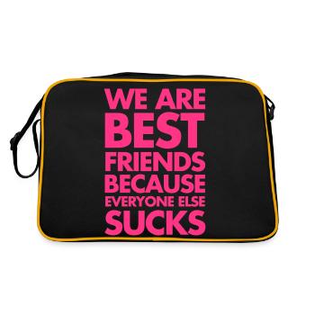 Best Friends - Sac Retro - noir/or - Dos