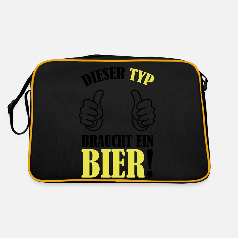 dieser_typ_braucht_ein_bier_002 Retro Tasche