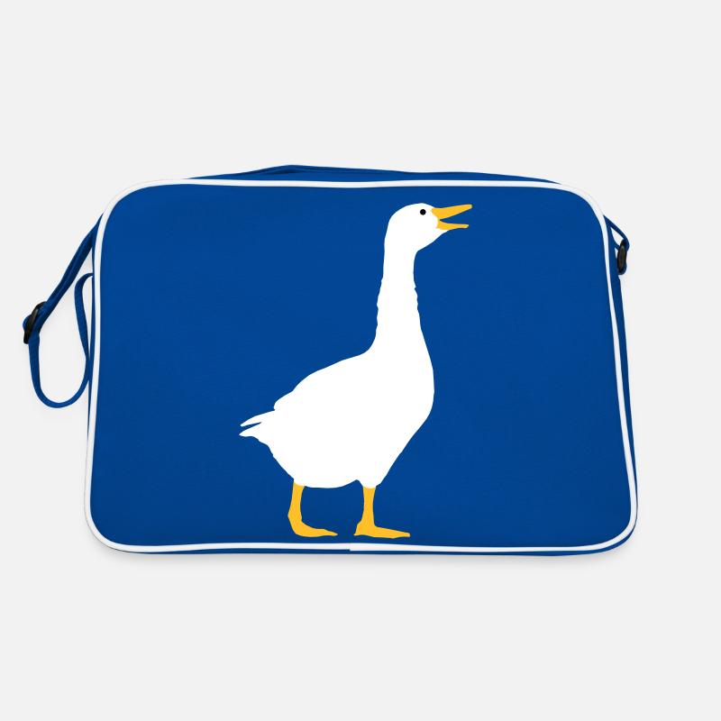 Lachende Gans Design Retro Tasche