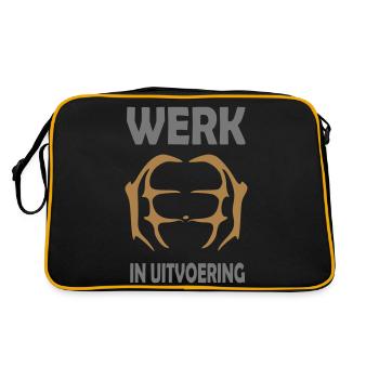Body Building - Retro Bag - black/gold - Back