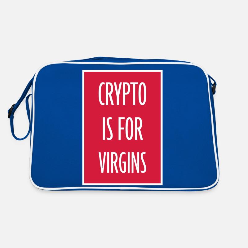 crypto is for virgins Retro Tasche
