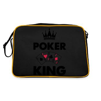 Roi du poker - Sac Retro - noir/or - Dos