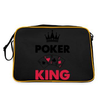 Roi du poker - Sac Retro - noir/or - Dos