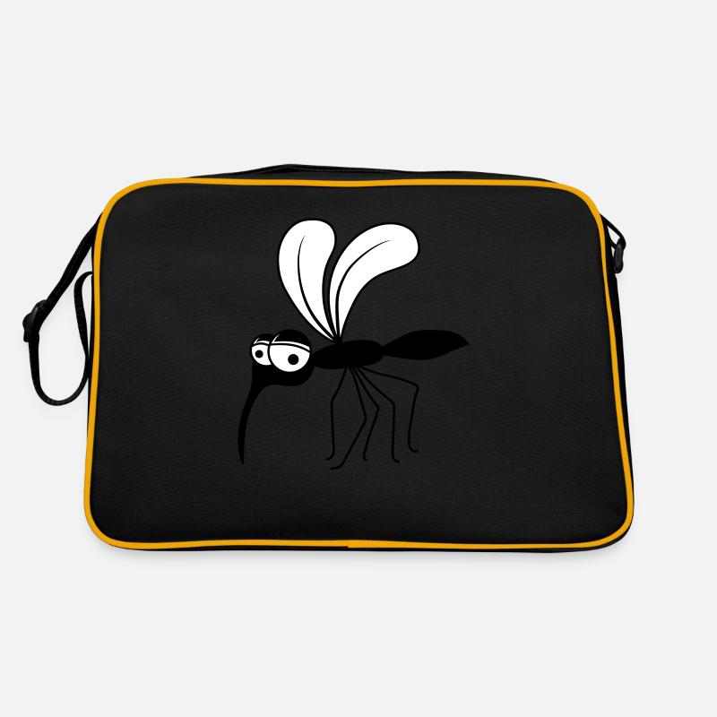 stechmuecke fliege insekt schmeissfliege blutsauge Retro Tasche