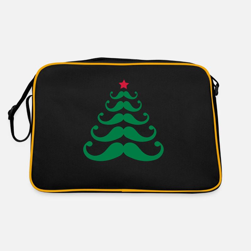 Weihnachtsbaum Retro Tasche