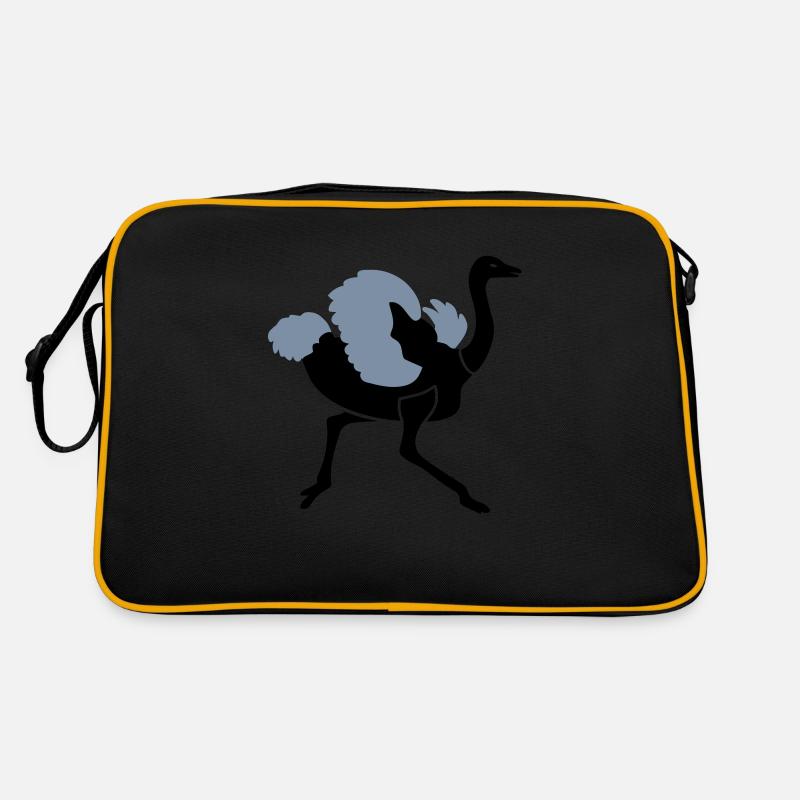 Strauss - Retro Tasche - Schwarz/Gold