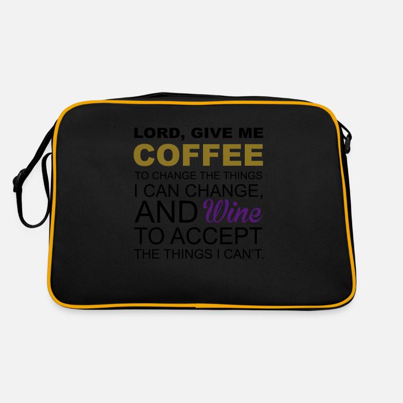 Coffee & Wine Retro Tasche