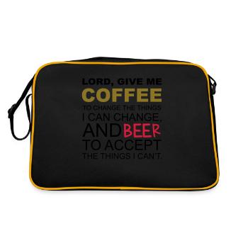 Coffee & Beer - Sac Retro - noir/or - Dos