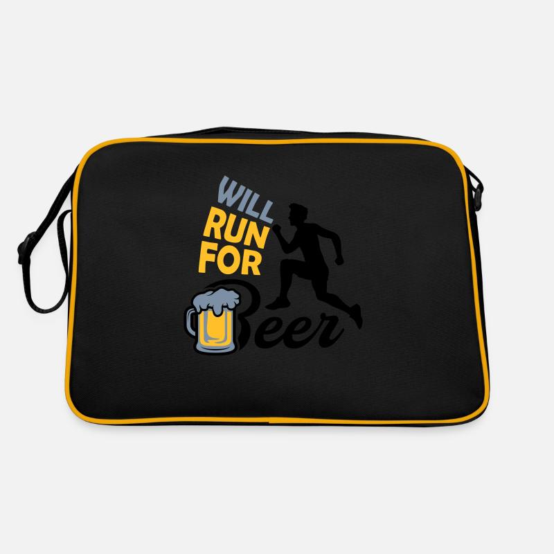 Courir pour la bière Sac Retro