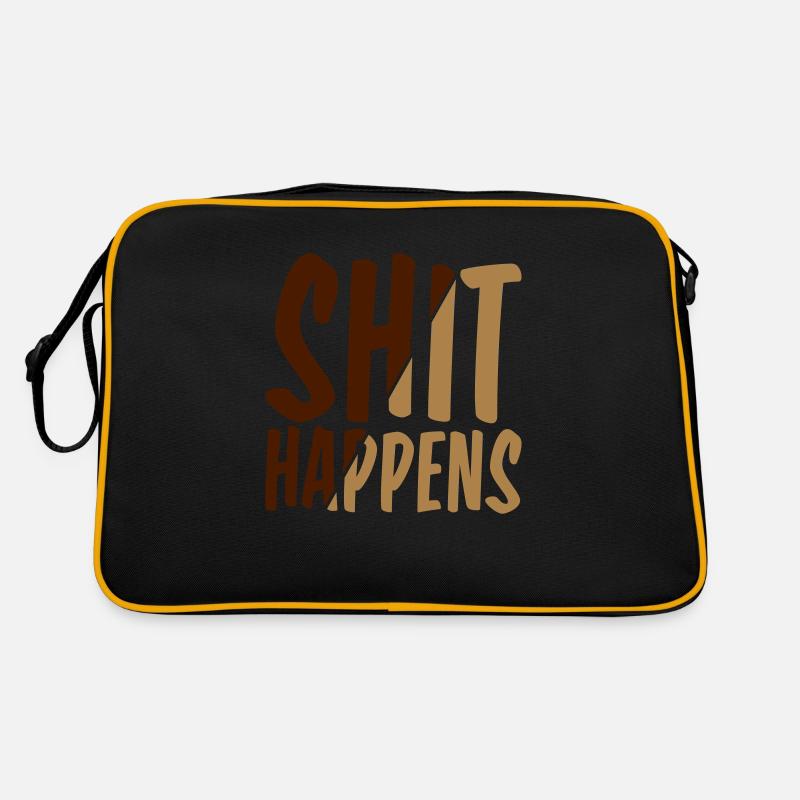 La merde arrive malchance Sac Retro