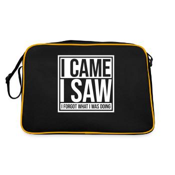 Je suis venu voir oublier - Sac Retro - noir/or - Dos