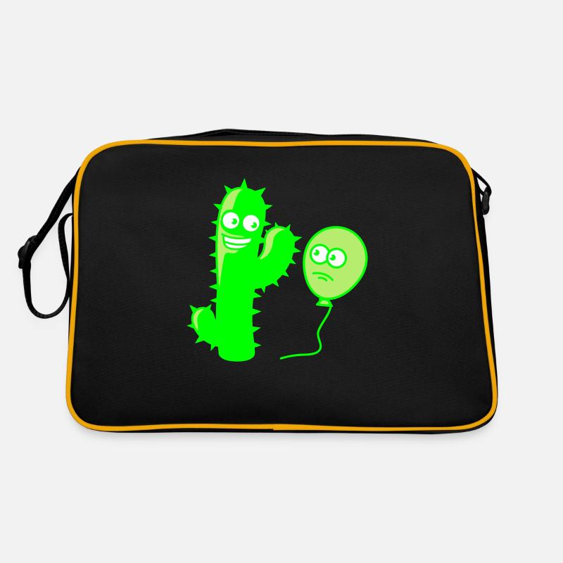 Cactus balloon handshake greeting spikes Retro Bag