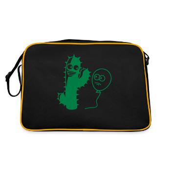 Cactus ballon poignée de main salutation pointes - Sac Retro - noir/or - Dos