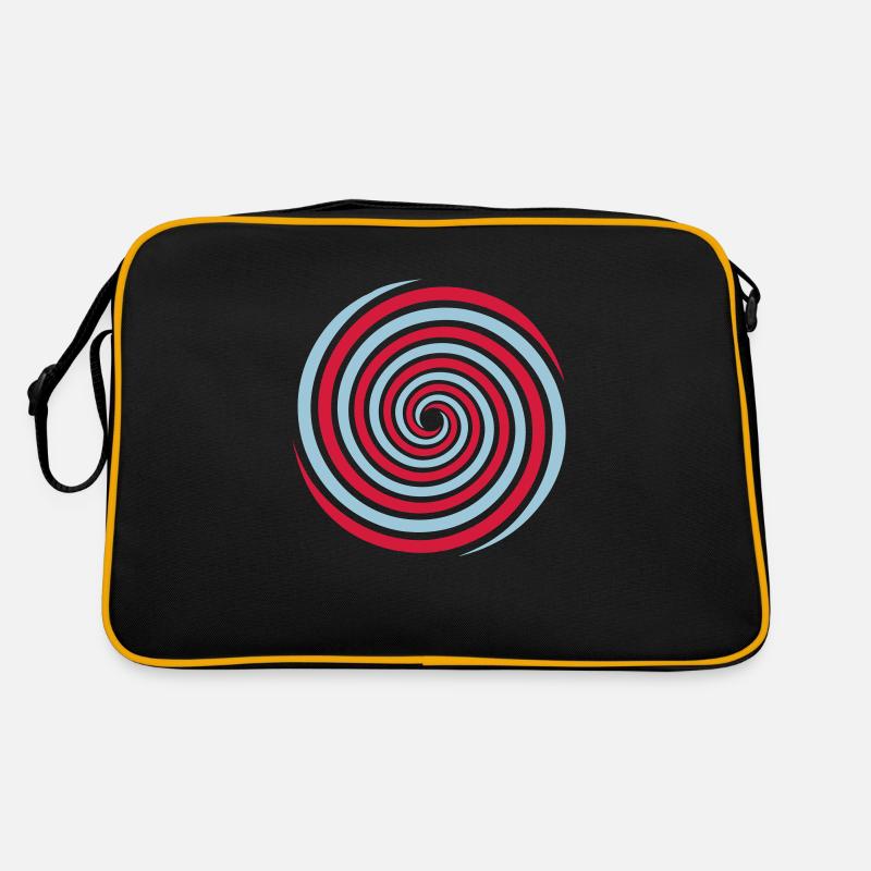spirale2farben2 Retro Tasche