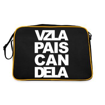 VENEZUELA PAIS CANDELA - Retro Bag - black/gold - Back