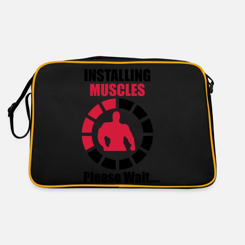 Installing Muscles (Loading) Funny - Musculation Sac Retro
