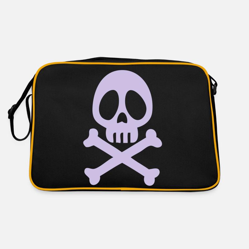 Mort'head - Sac Retro - noir/or