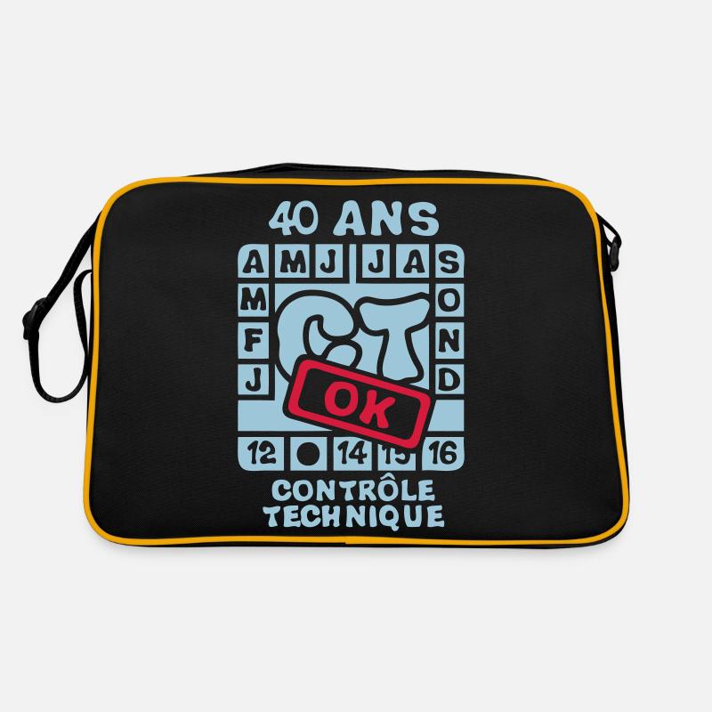 MOT 40 Jahre Jubiläum Retro Tasche