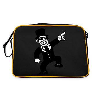 marié - Sac Retro - noir/or - Dos