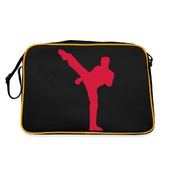 franzoesisch boxen savate 75 - Sac Retro - noir/or - Dos