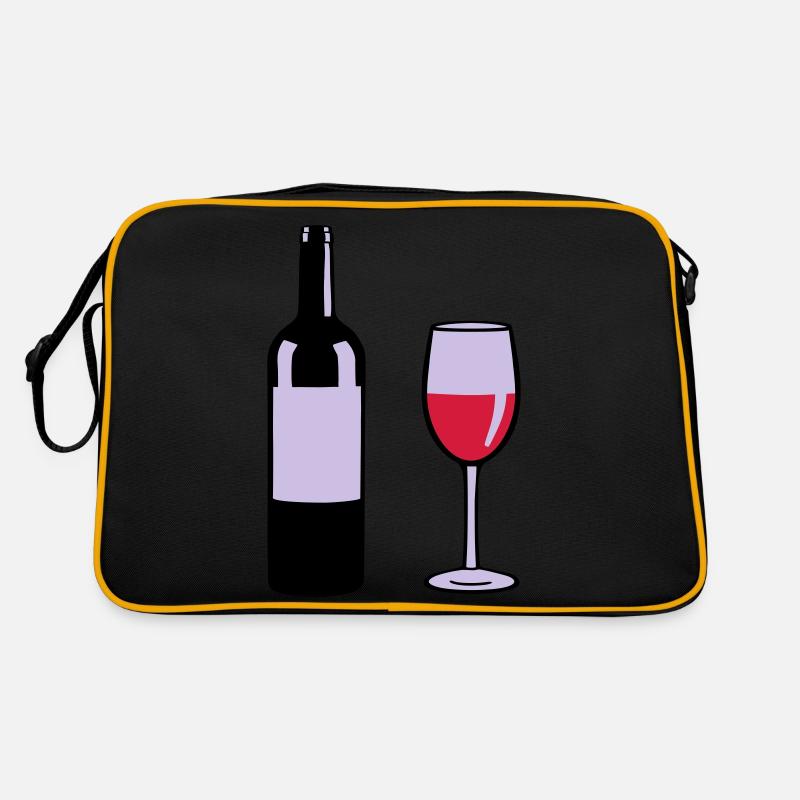 Wine Bottle Retro Bag