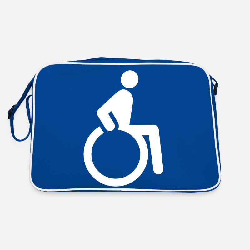 Rollstuhl Retro Tasche