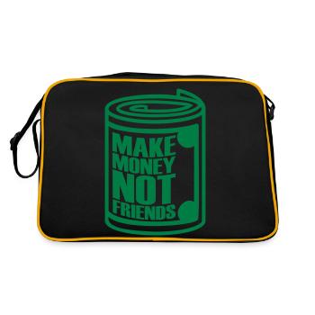 Money Dollar Dicton - Sac Retro - noir/or - Dos