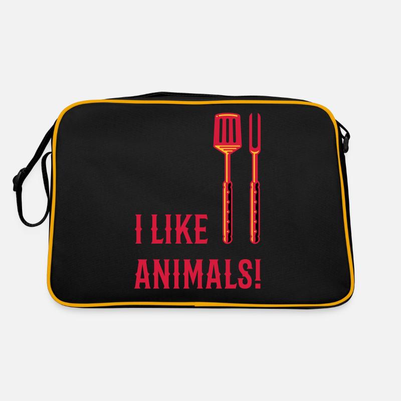 J’aime les animaux! (Grill Couverts / 3C) Sac Retro