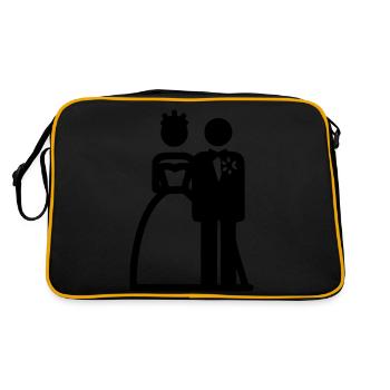 Married - Retro Bag - black/gold - Back