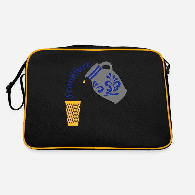 Frankfurt Bembel Gerippte Retro Tasche