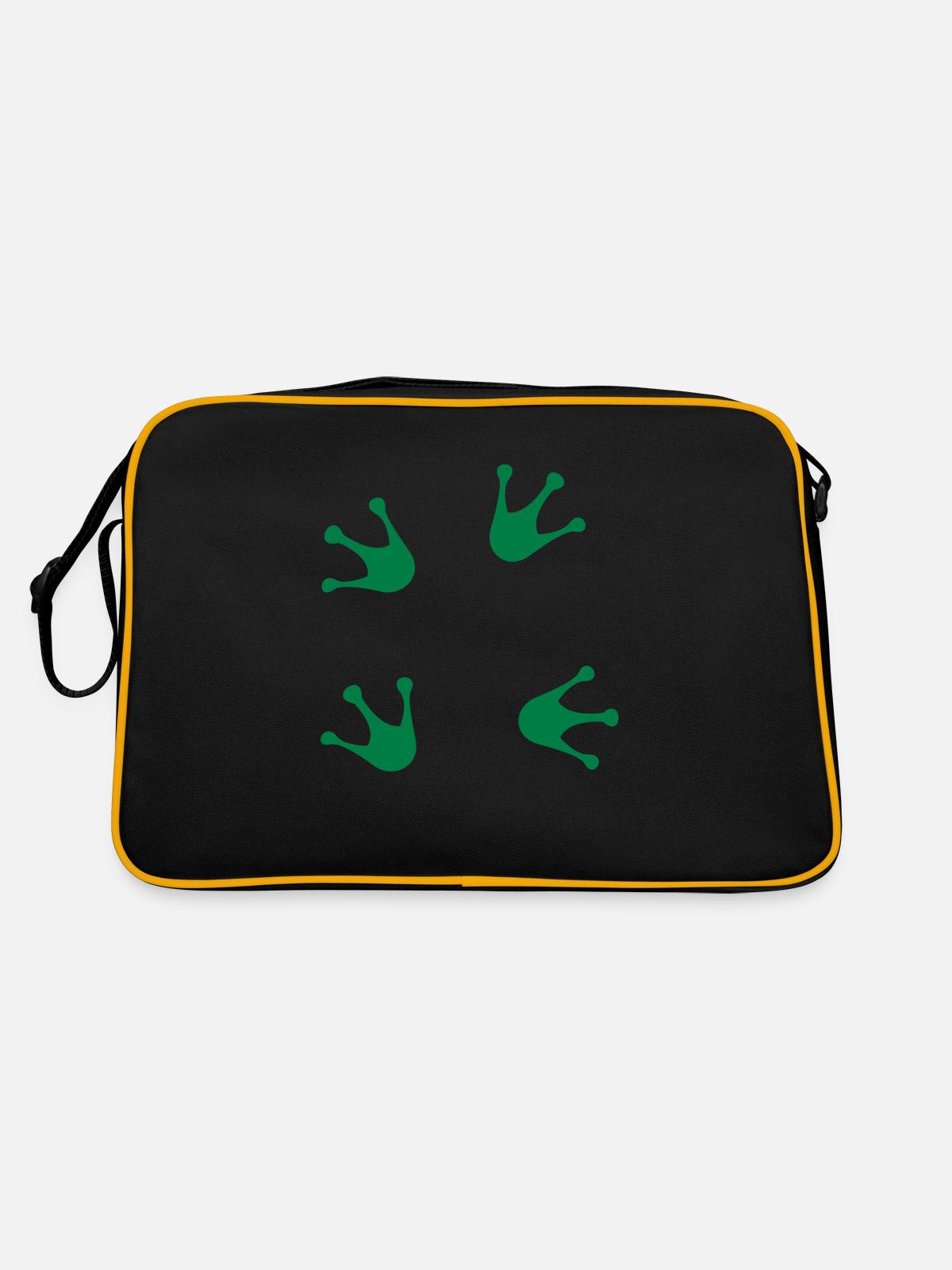 frog - Sac Retro - noir/or - Dos