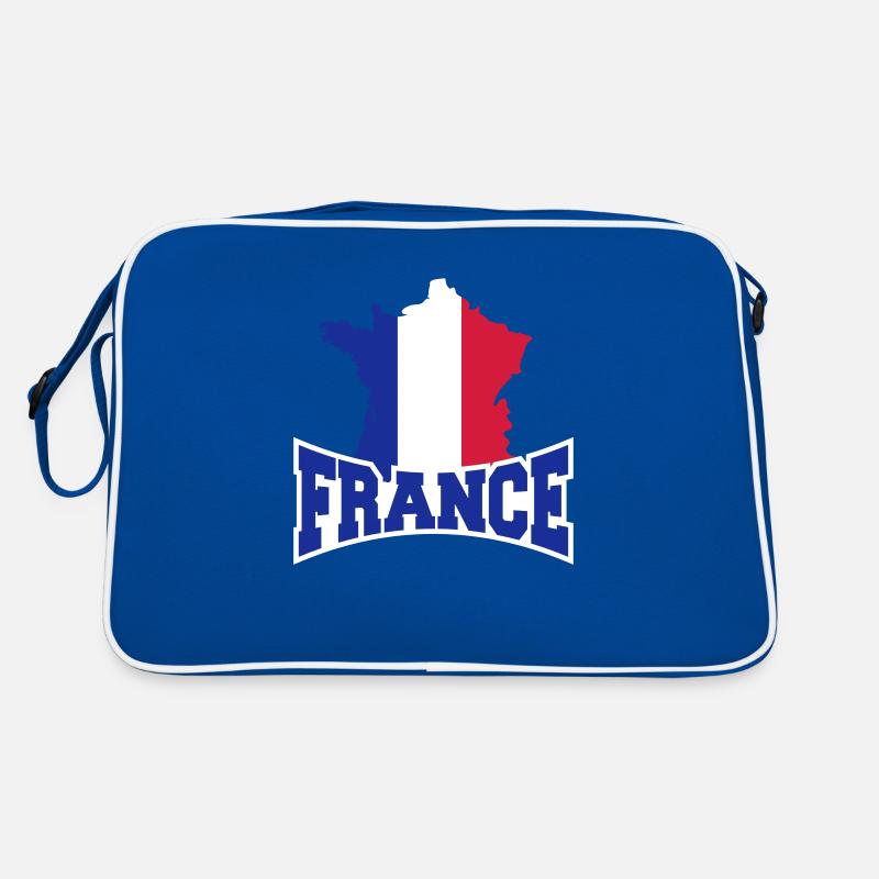 France Map Logo Retro Tasche
