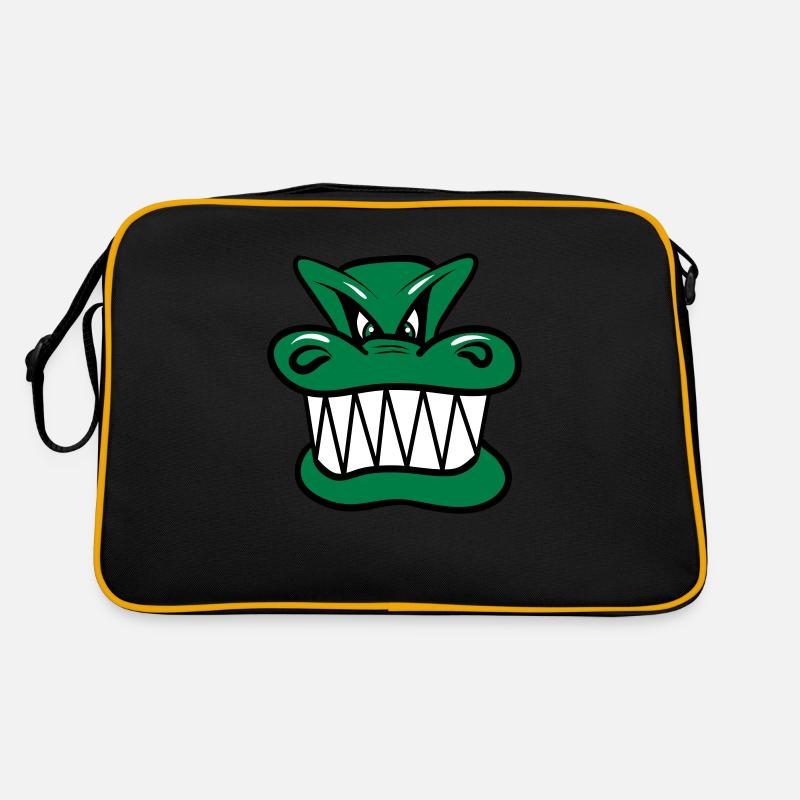Drache böse witzig Cool Comic Retro Tasche