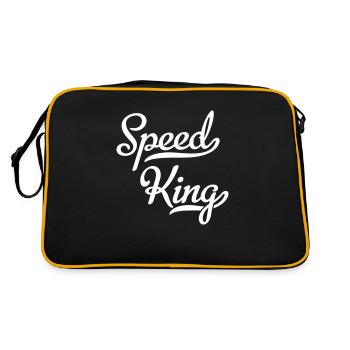 Roi de la vitesse - Sac Retro - noir/or - Dos