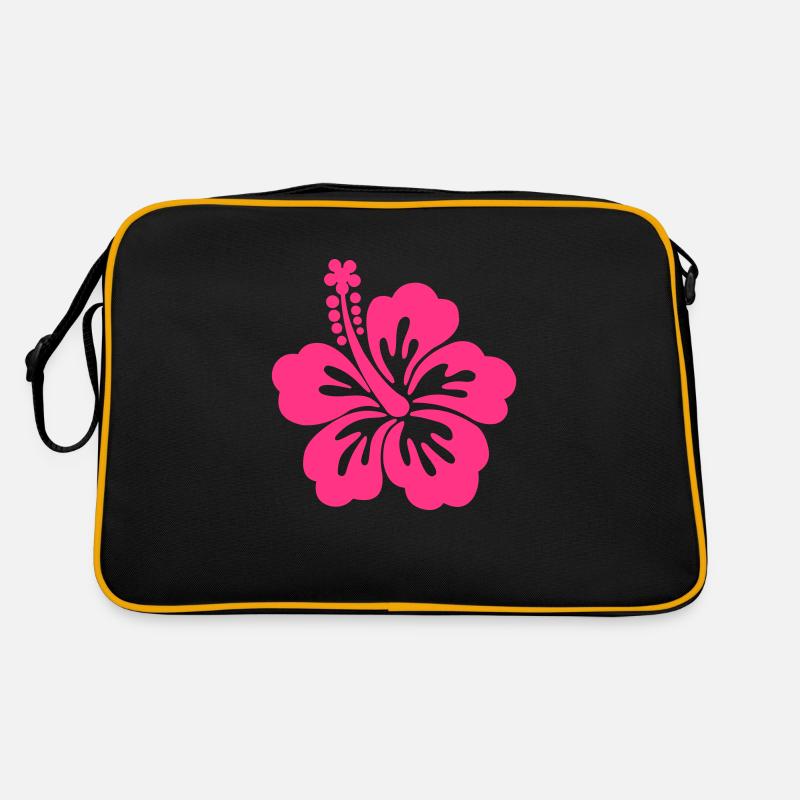 hibiscus - Sac Retro - noir/or