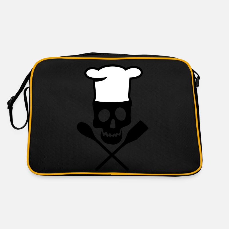 Koch - Retro Tasche - Schwarz/Gold
