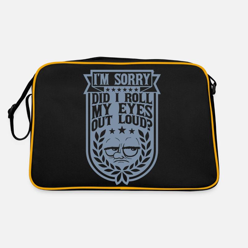 Roulez mes yeux Sac Retro