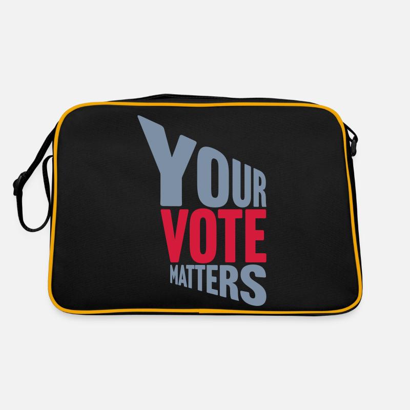 your vote matters quote Retro Bag