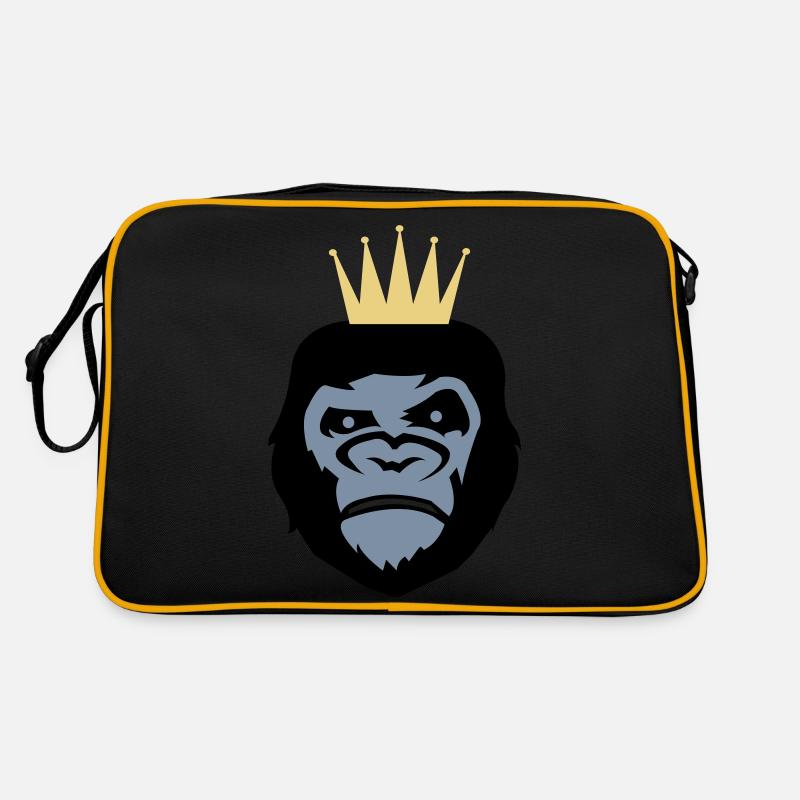 Couronne visage de gorille Sac Retro