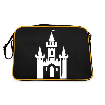 Castle Symbol Castle - Retro Bag - black/gold - Back