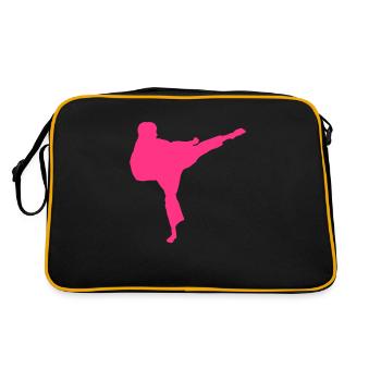 sport de combat - Sac Retro - noir/or - Dos